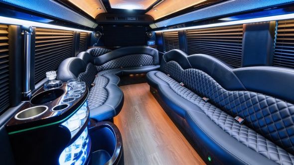bellevue sprinter limousine interior