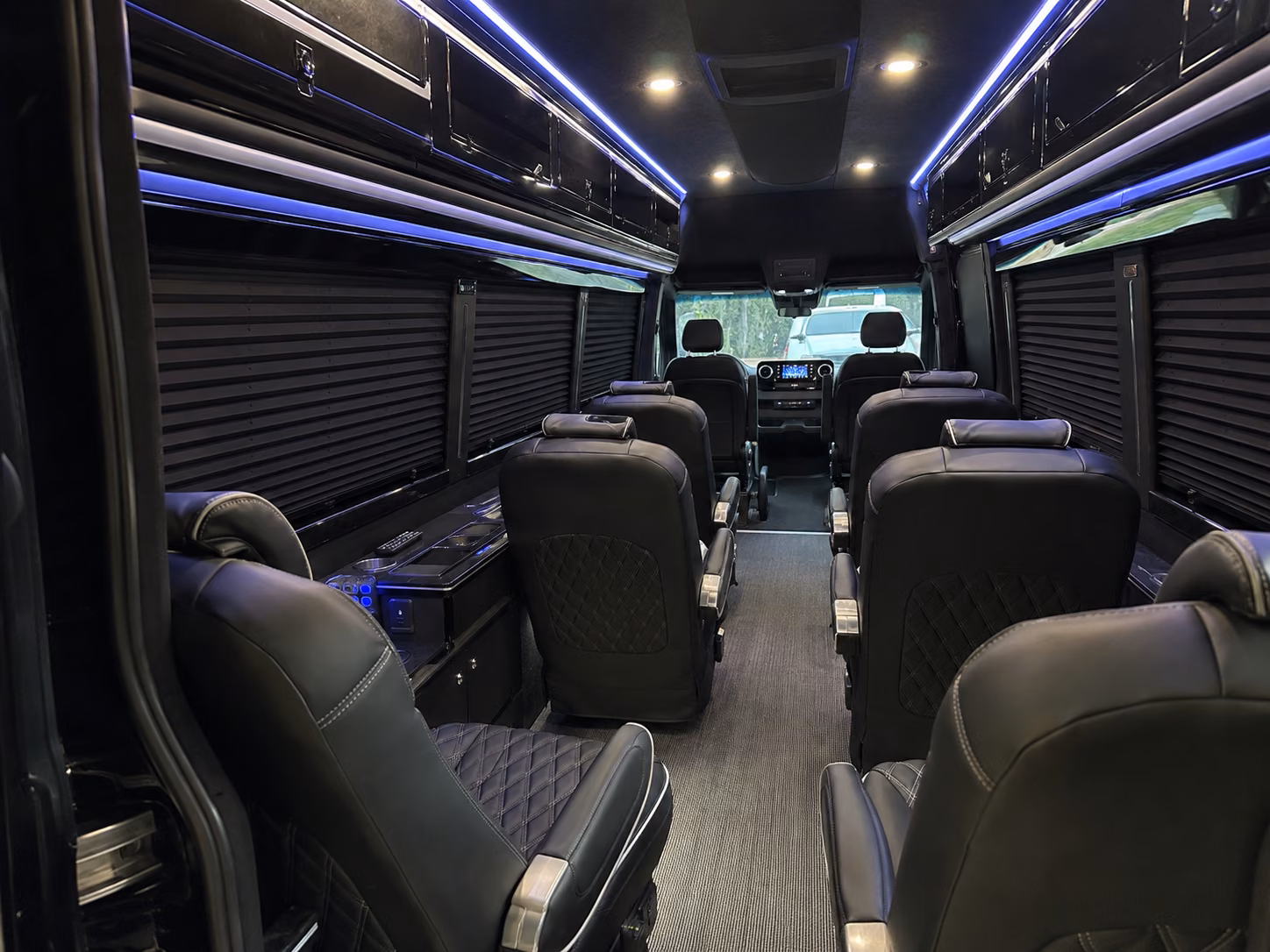 15 passenger sprinter van interior