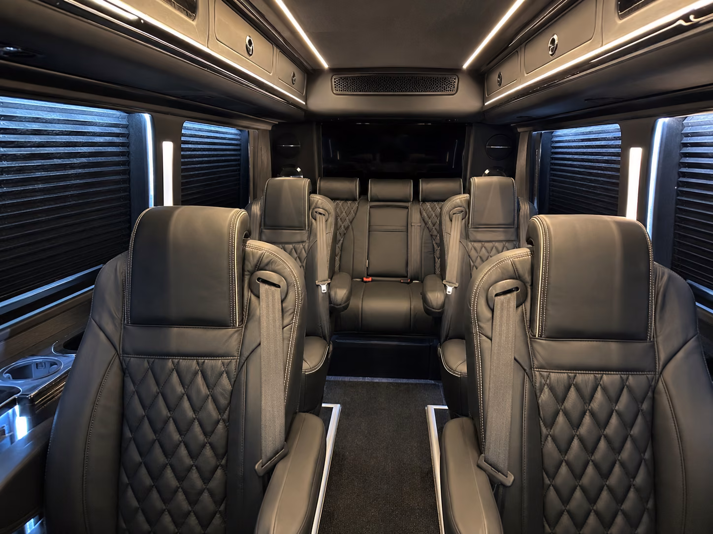 bellevue 12 passenger sprinter van interior