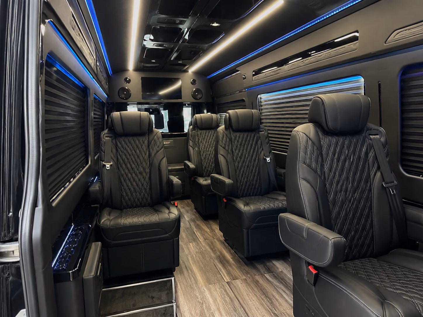 bellevue 8 passenger sprinter van interior